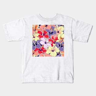 Colorful Flowers To Brighten Your Day Kids T-Shirt